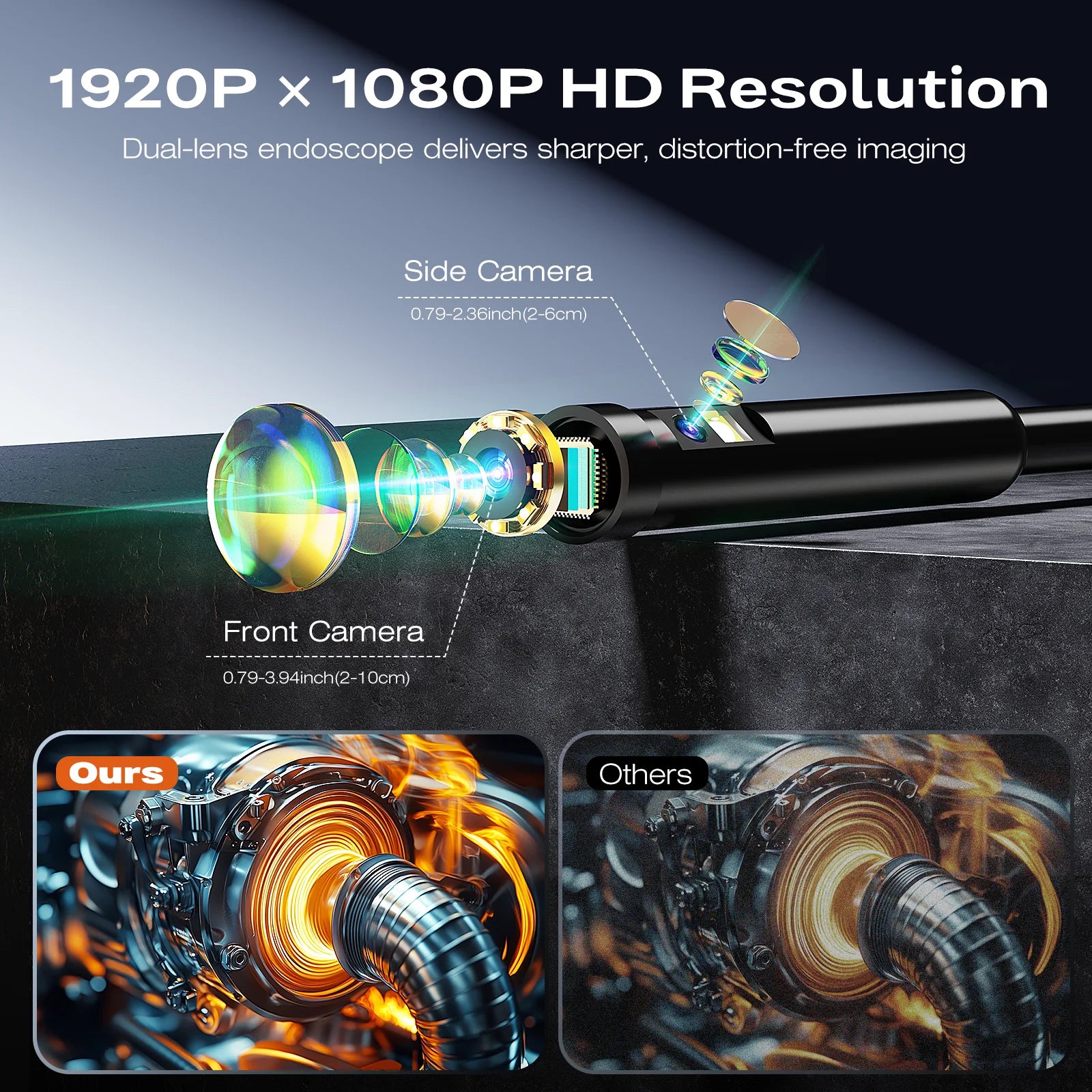 Borescope in use