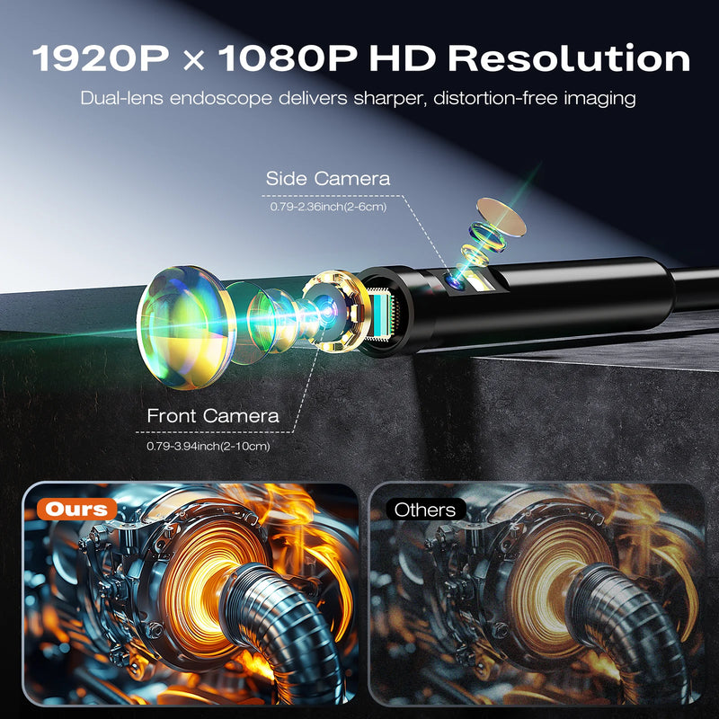 Borescope in use
