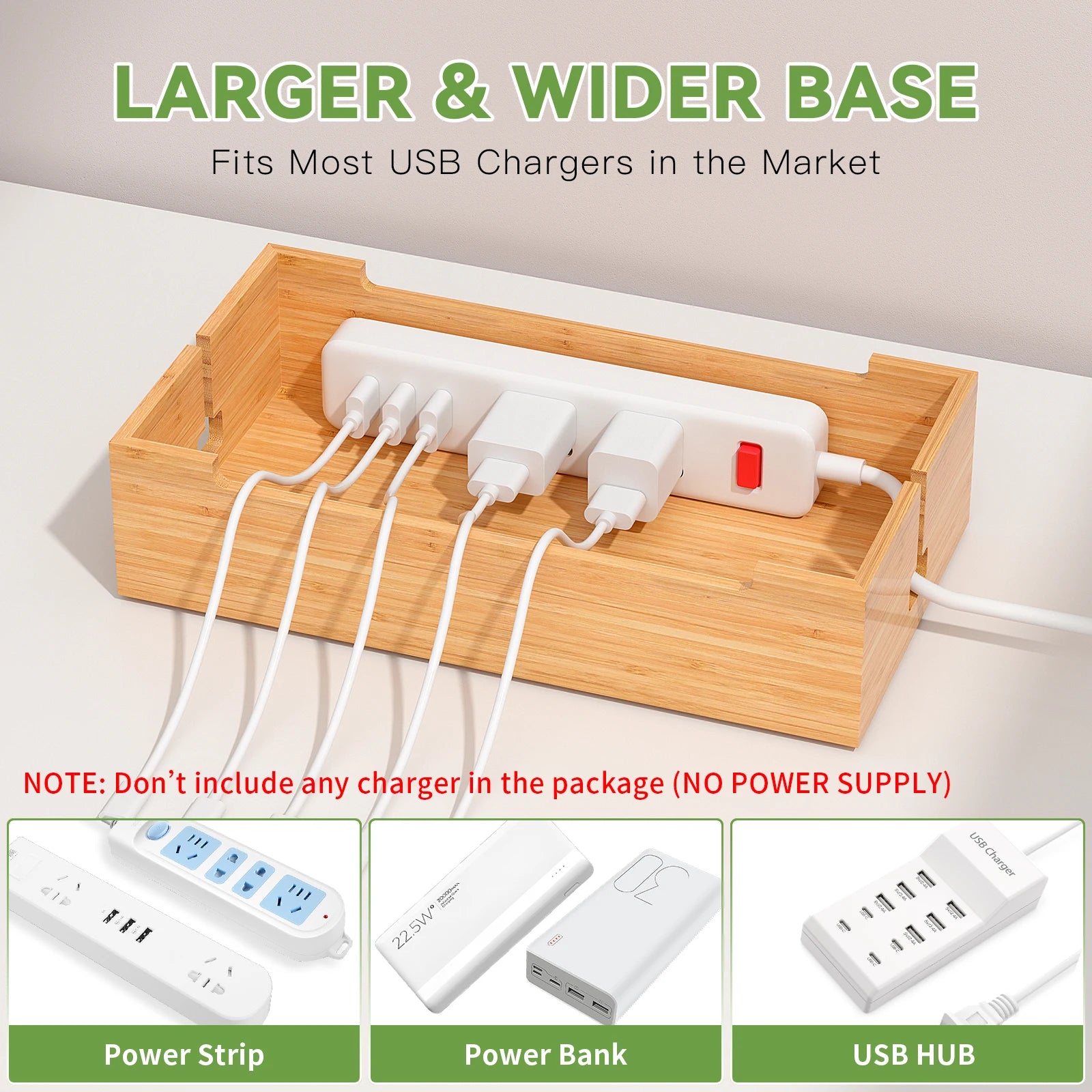 Charging dock cable routing