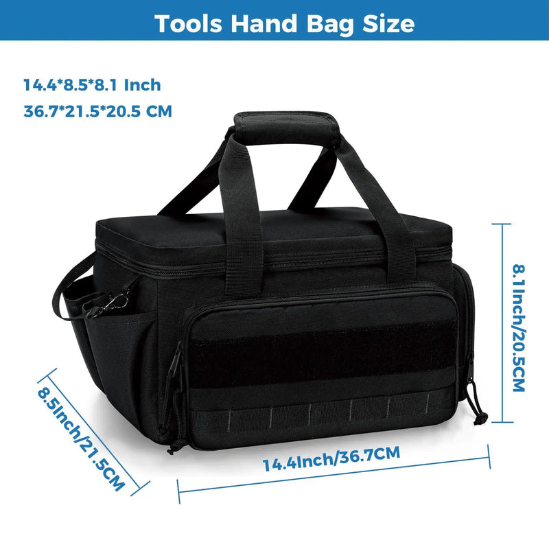 Tool bag wide mouth open