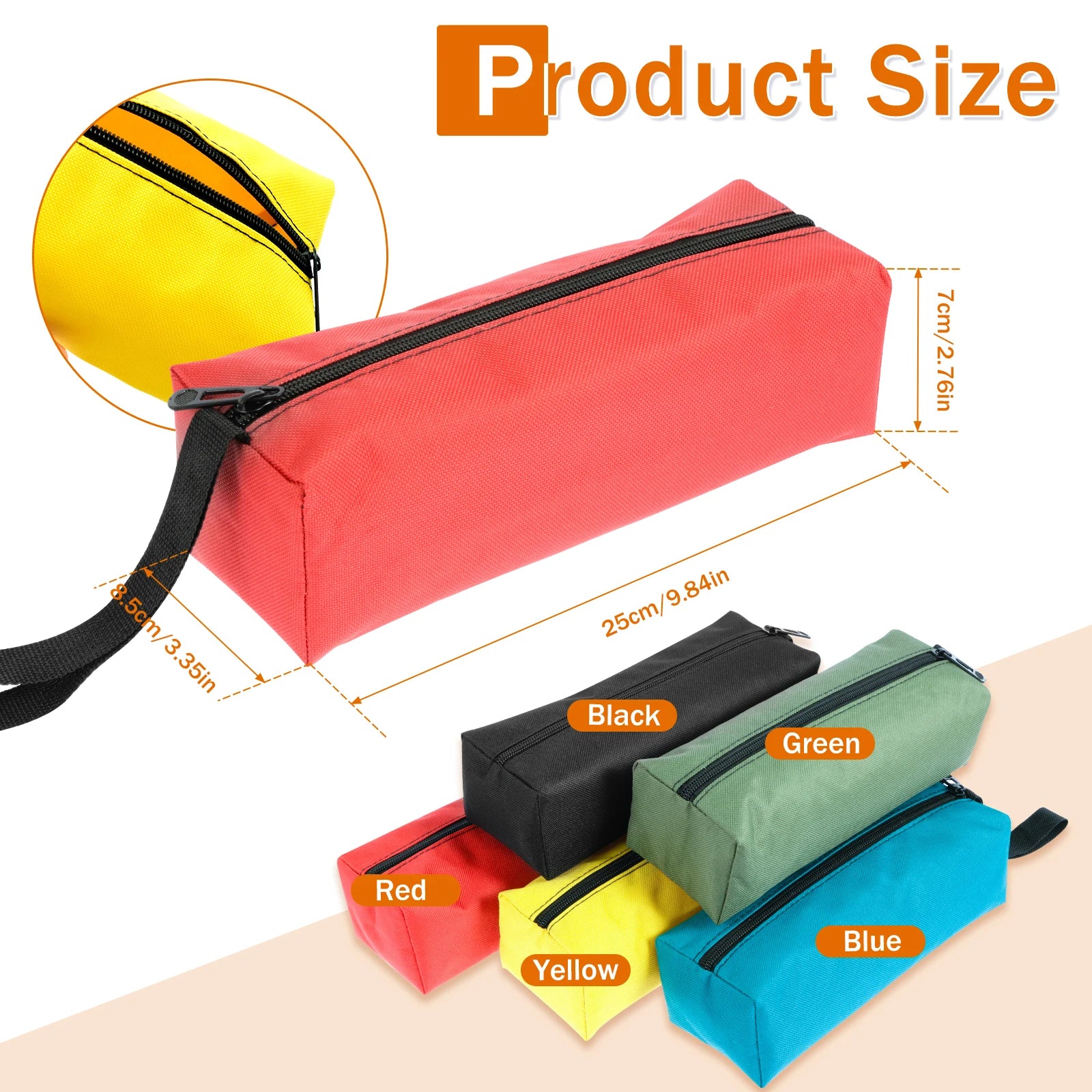 Tool bag internal pockets