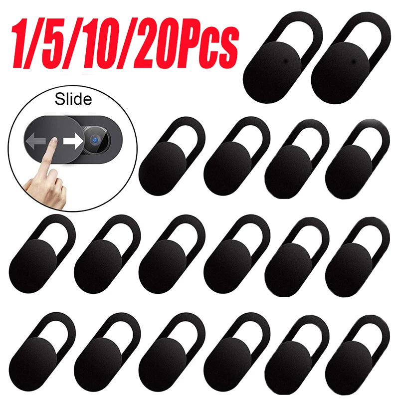 Adhesive webcam privacy covers