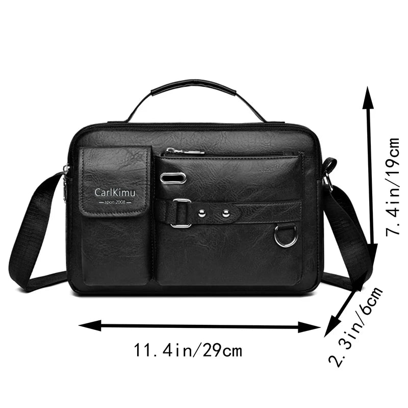 Retro Messenger Bag, Water-Resistant, view 3