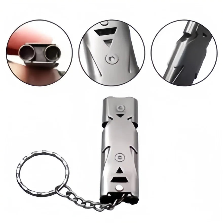 Whistle on a split ring