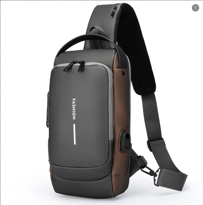 Anti-Theft Crossbody Bag with Lock, view 6