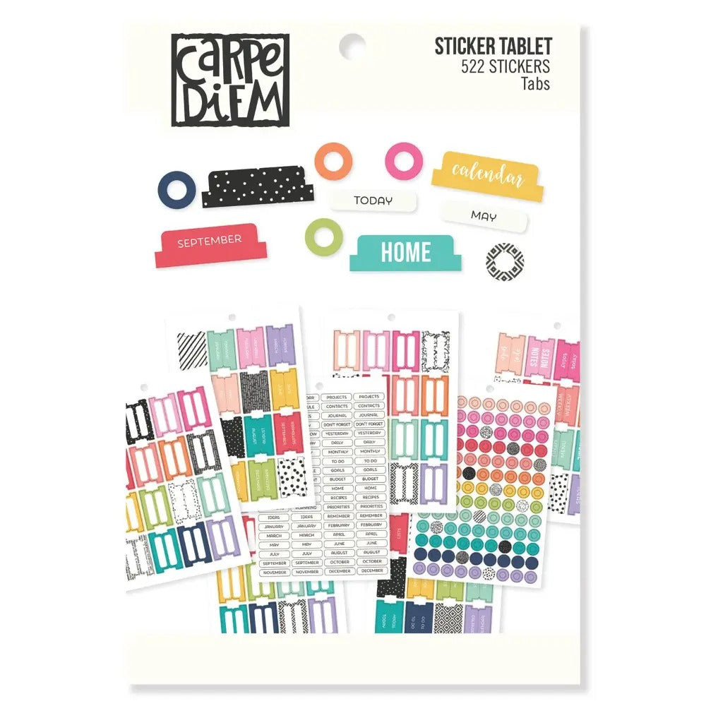 Tab A5 Sticker Tablet, Sold & Priced Individually