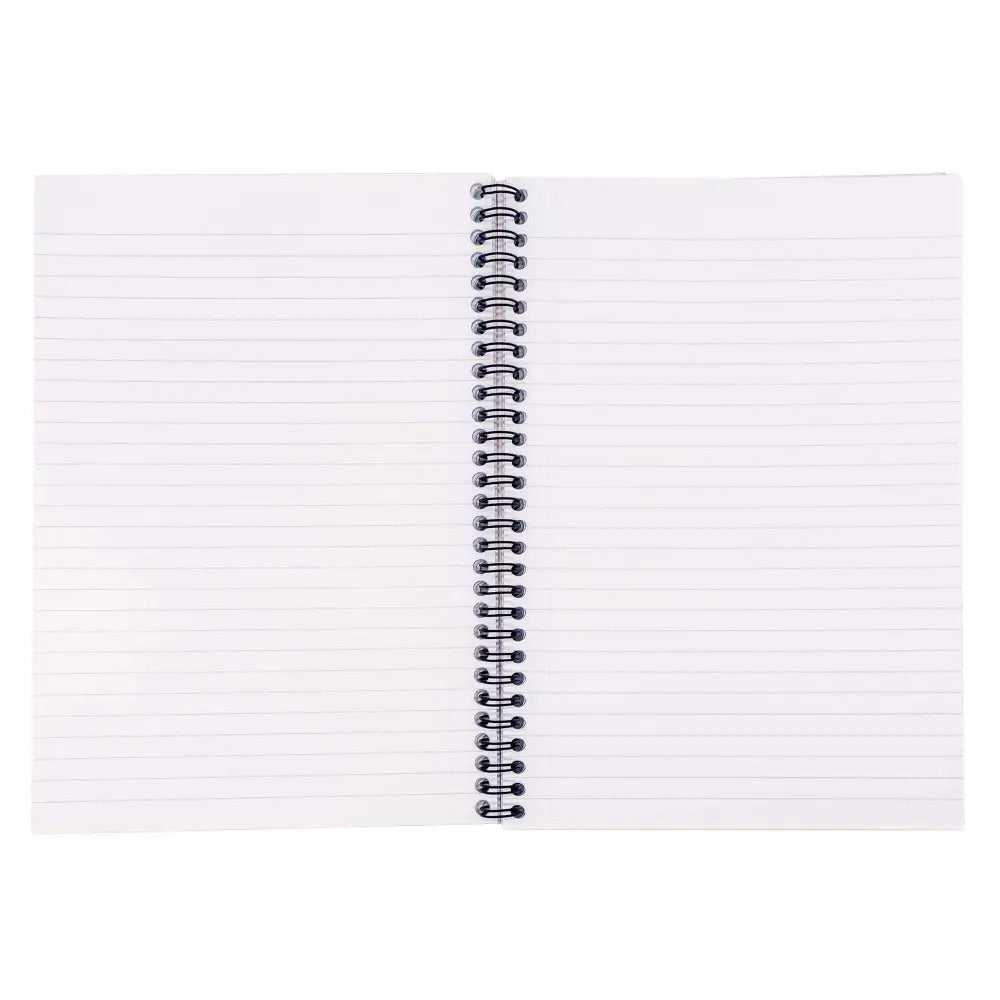 Pukka Pad, B5 Metallic Jotta Book for Home, School, and Office - 10 x 8 in - Wirebound Notebook with 8mm Lines and 80GSM Paper - Features Perforated Edges - 200 Pages, Green, Sold & Priced Individually