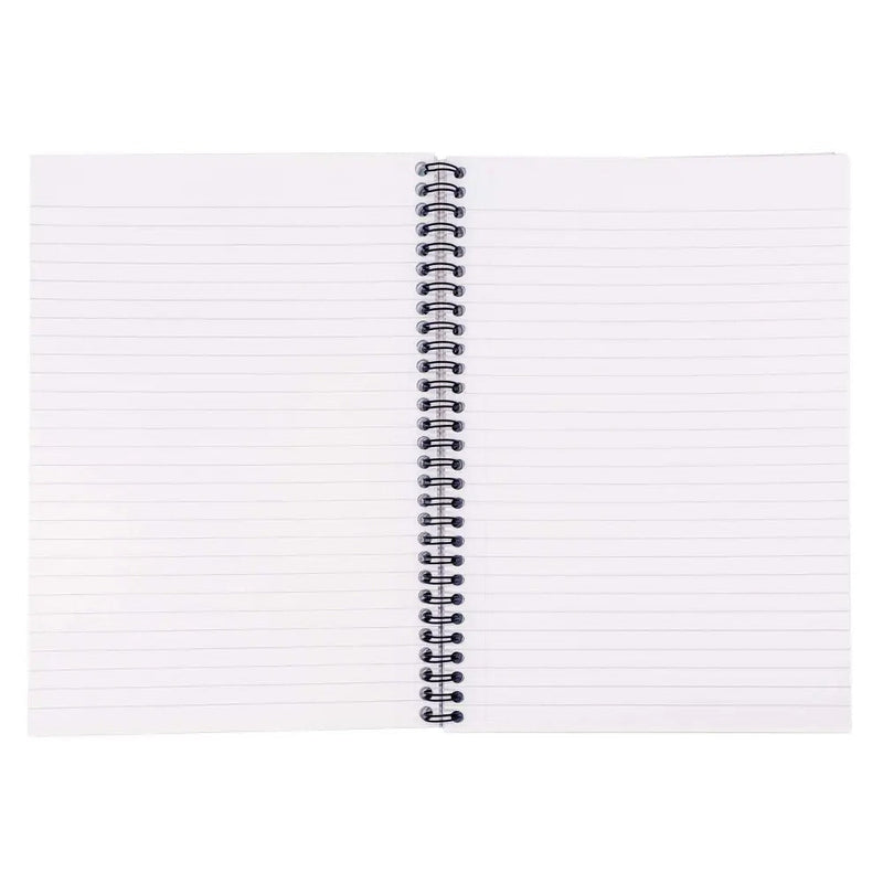 Pukka Pad, B5 Metallic Jotta Book for Home, School, and Office - 10 x 8 in - Wirebound Notebook with 8mm Lines and 80GSM Paper - Features Perforated Edges - 200 Pages, Green, Sold & Priced Individually