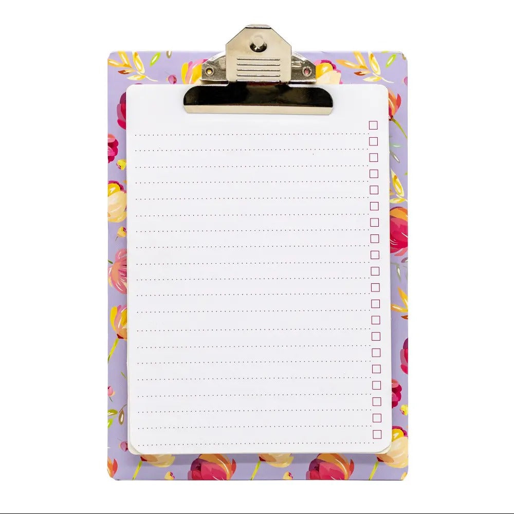 Blossom Clipboard with Pad, Sold & Priced Individually