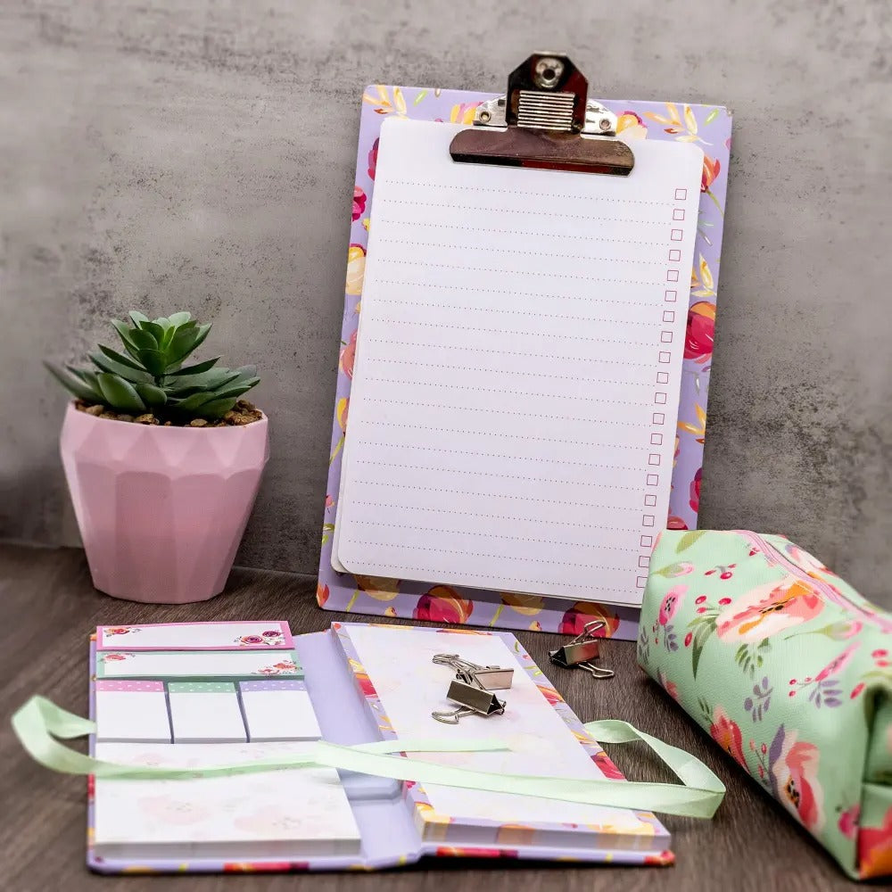 Blossom Clipboard with Pad, Sold & Priced Individually