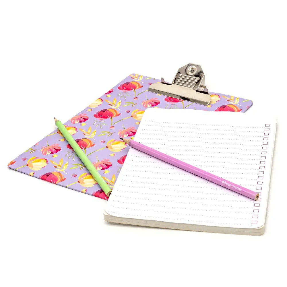 Blossom Clipboard with Pad, Sold & Priced Individually