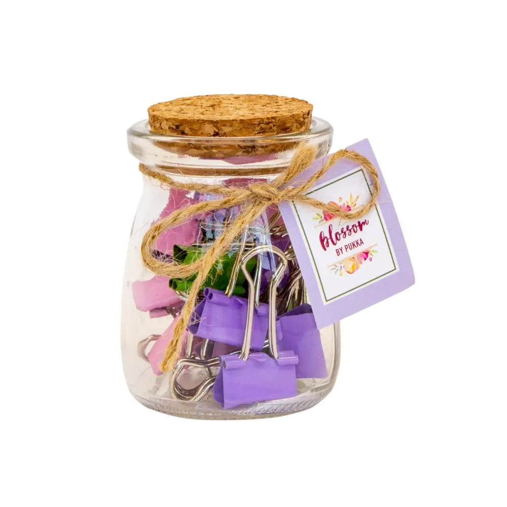 Mini Binder Clip Jar, Sold & Priced Individually