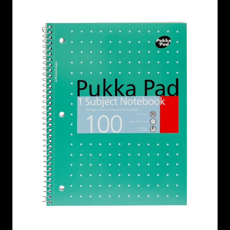 Lettersize Metallic 1 Subject Notebook, Sold & Priced Individually