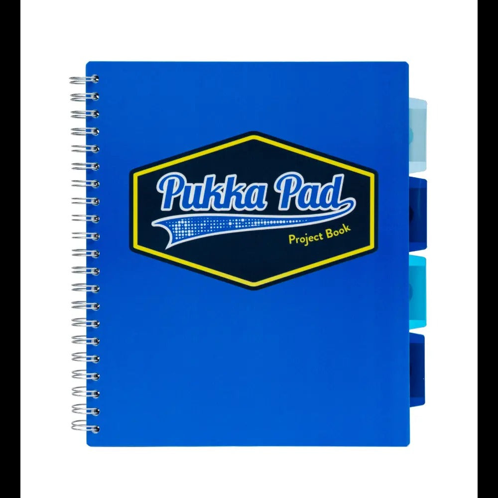 Pukka Pads Blue Vision Letter Size 5-Subject Notebook, Sold & Priced Individually