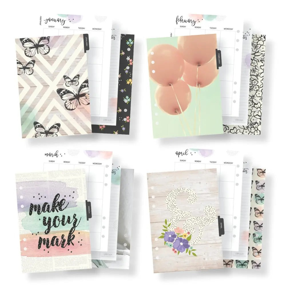 Limited Edition Blush A5 Boxed Set Planner, Sold & Priced Individually