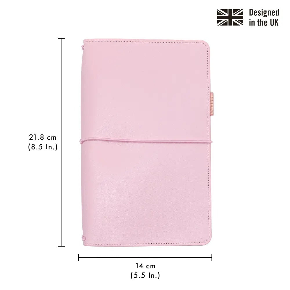 Ballerina Pink Traveler's Notebook with inserts, Sold & Priced Individually