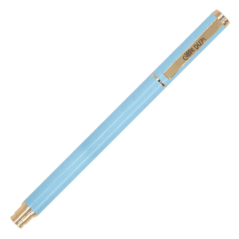 Sky Blue Metal Gel Pen, Sold & Priced Individually