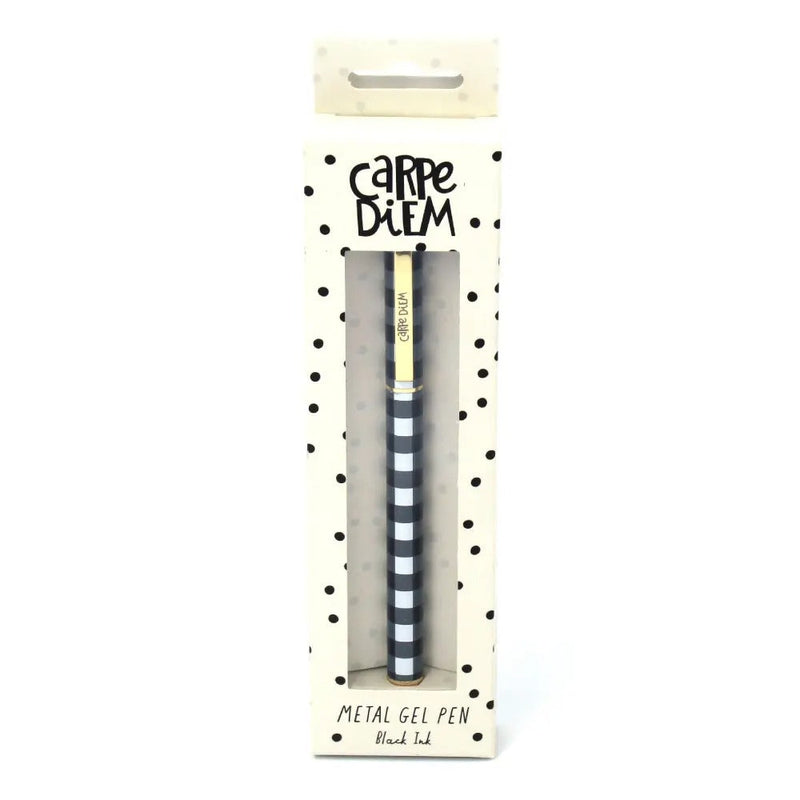 Buffalo Check Metal Gel Pen, Sold & Priced Individually