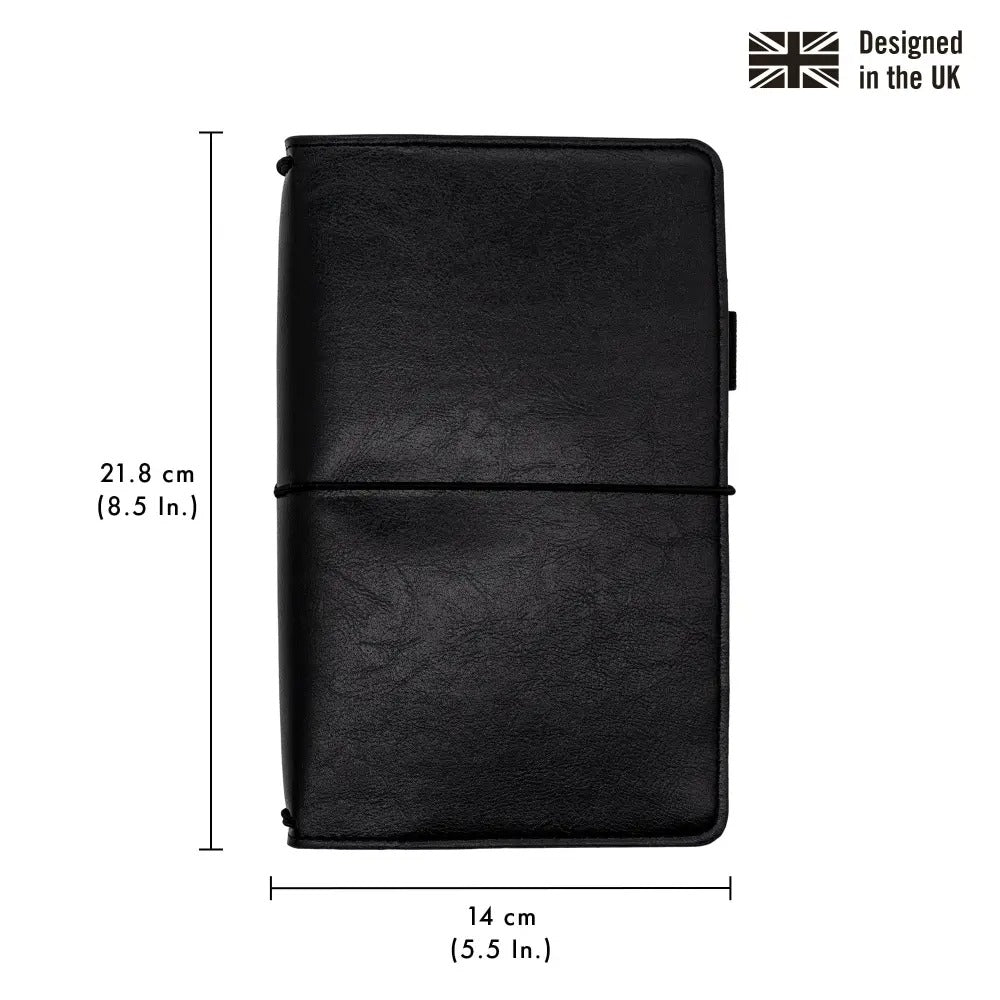 Black Traveler's Notebook with inserts, Sold & Priced Individually