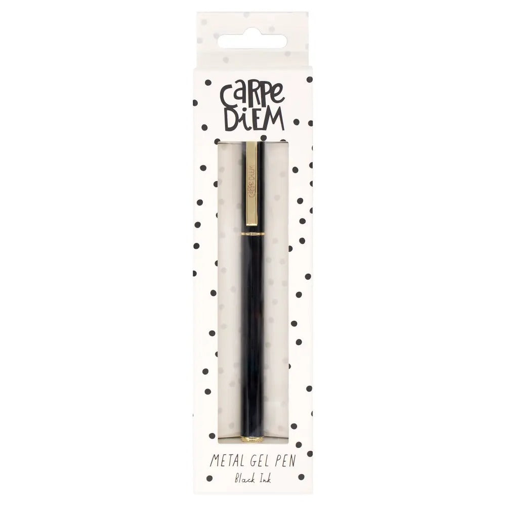 Black Metal Gel Pen, Sold & Priced Individually