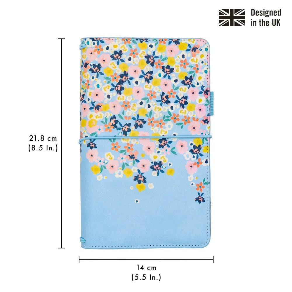 Ditsy Floral Traveler's Notebook with inserts, Sold & Priced Individually