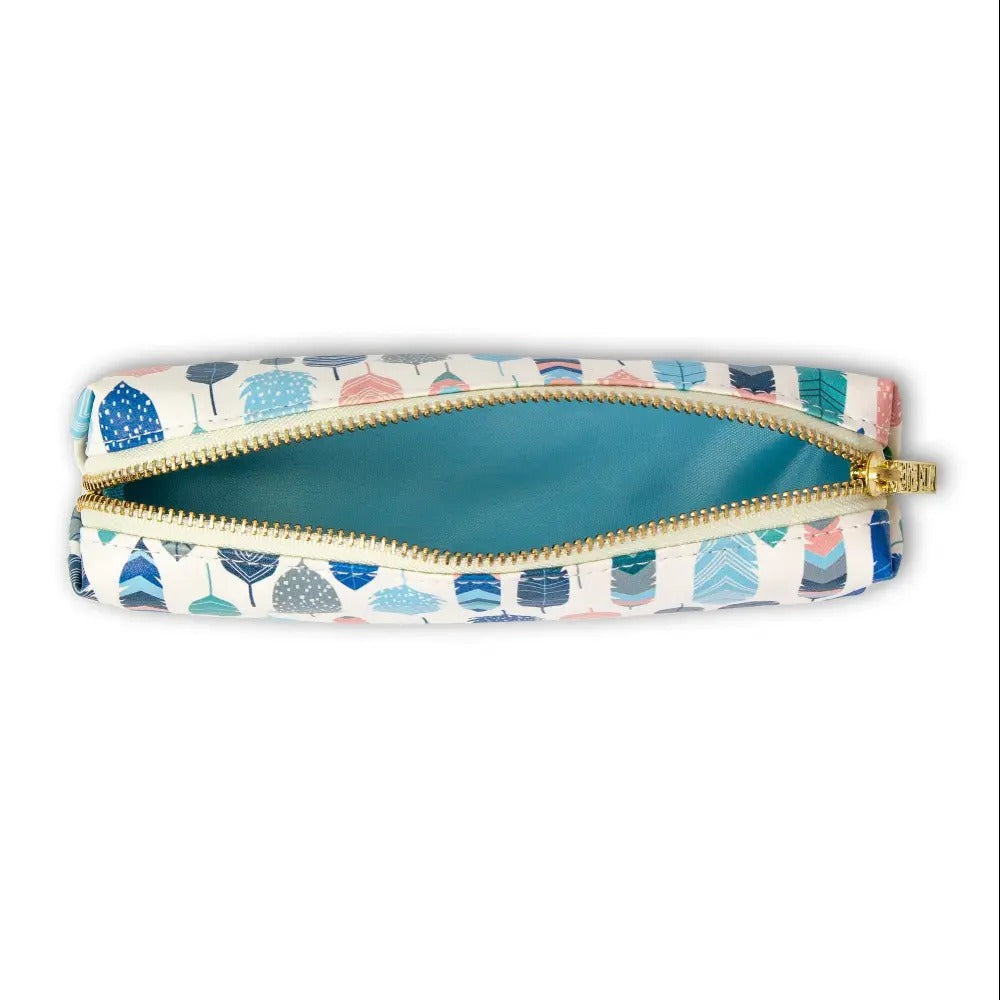 Feathers 8" Slim Pencil Case/Pouch, Sold & Priced Individually