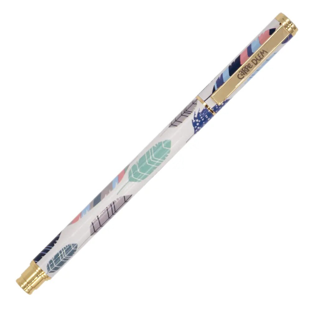 Feathers Metal Gel Pen, Sold & Priced Individually