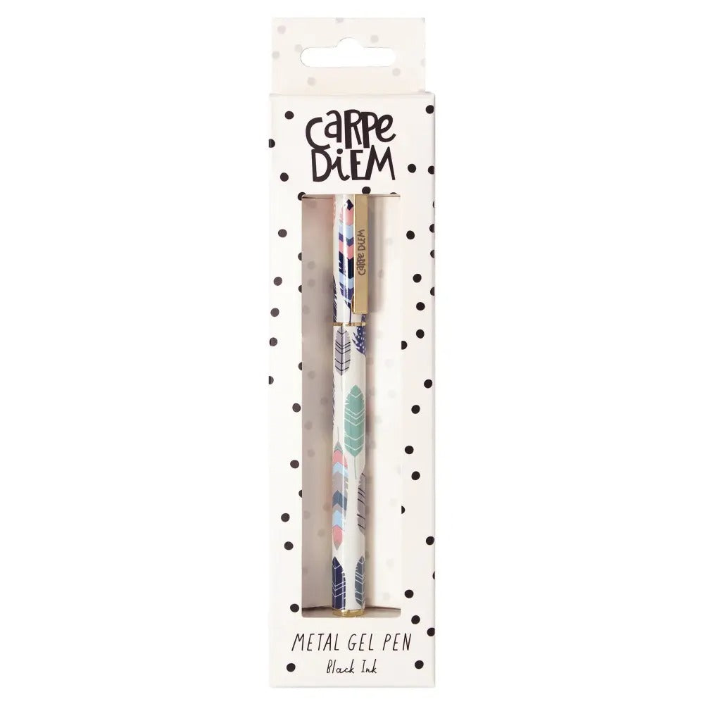 Feathers Metal Gel Pen, Sold & Priced Individually