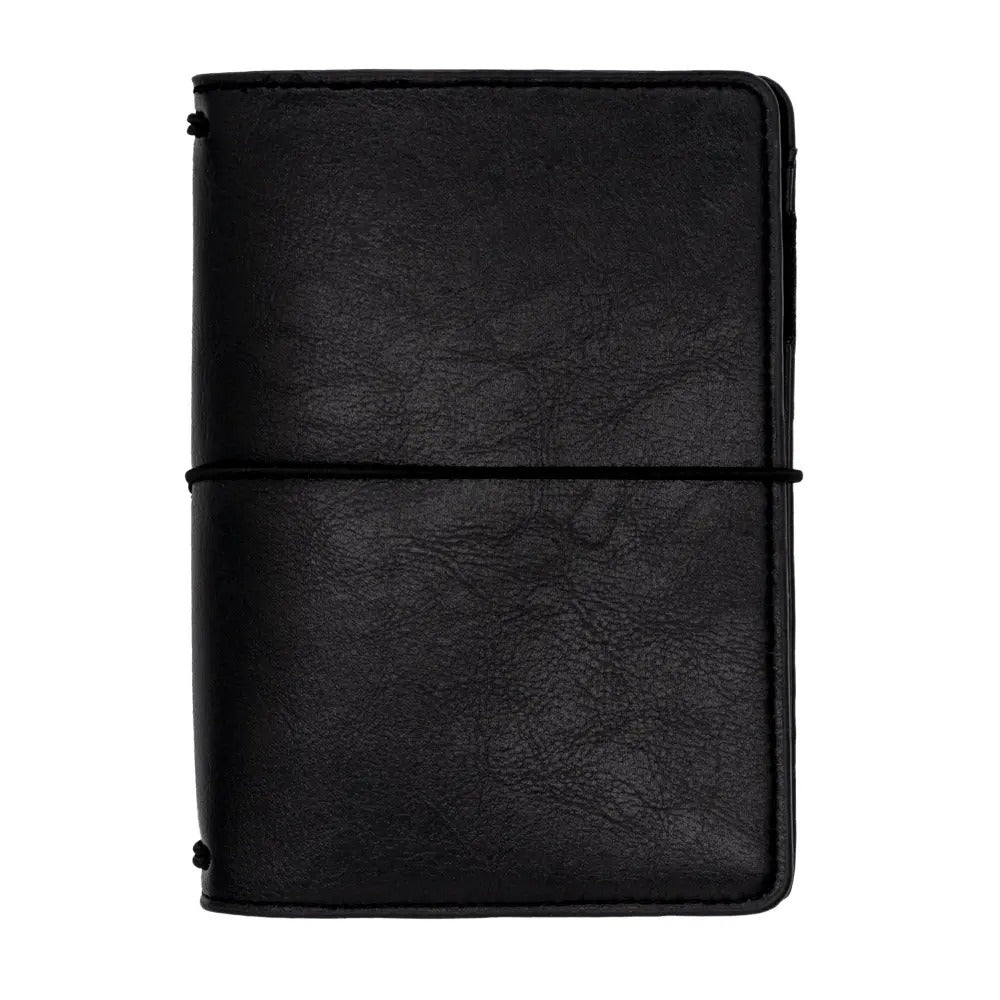 Black A6 Notebook and Passport Holder, Sold & Priced Individually