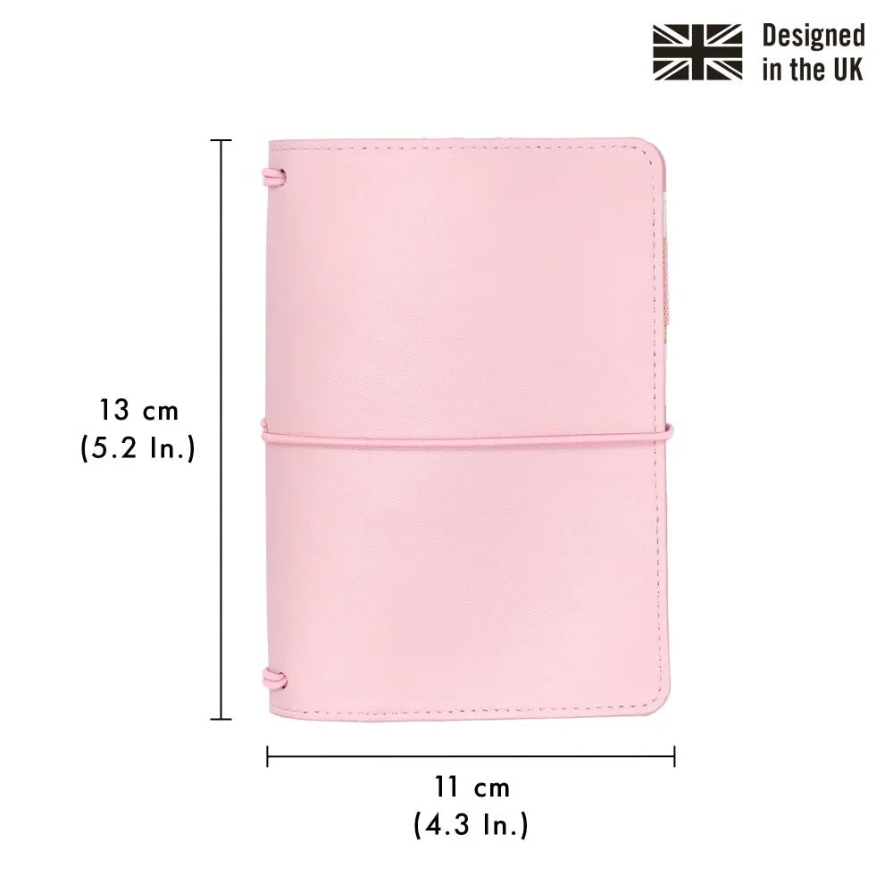 Ballerina Pink A6 Notebook and Passport Holder, Sold & Priced Individually