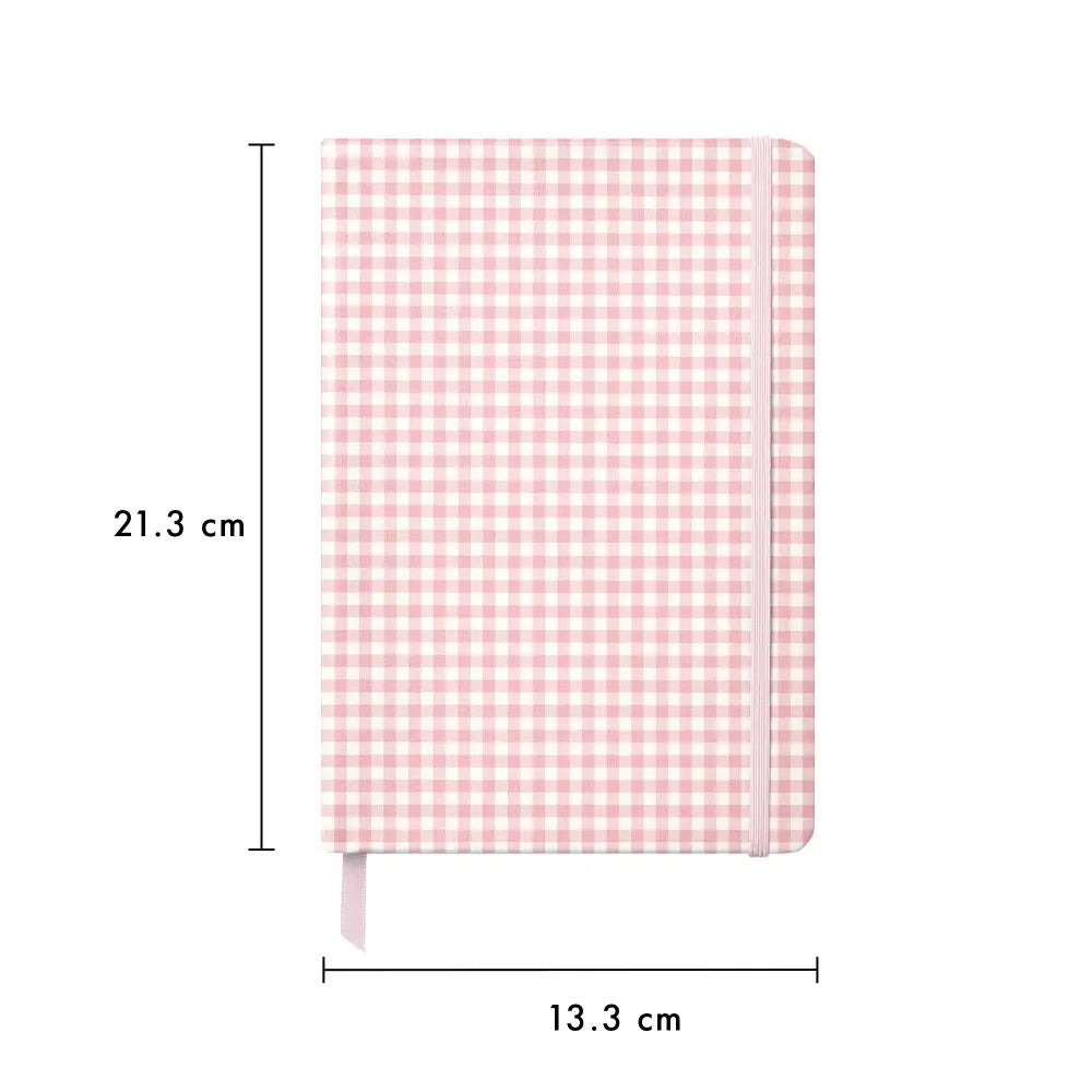 Ballerina Pin Check Soft Cover Journal, Sold & Priced Individually