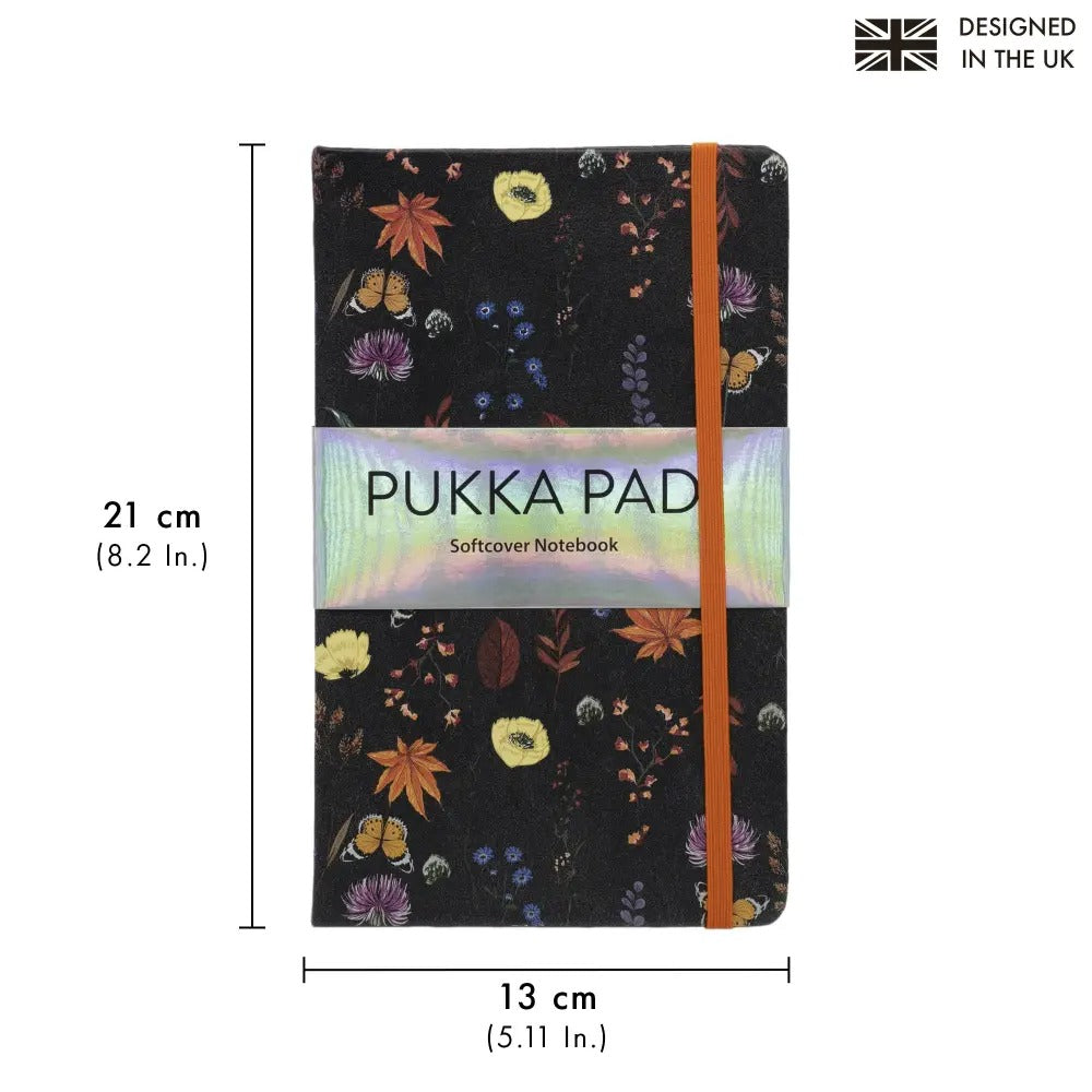 Bloom Softcover Notebook with Pocket, Sold & Priced Individually