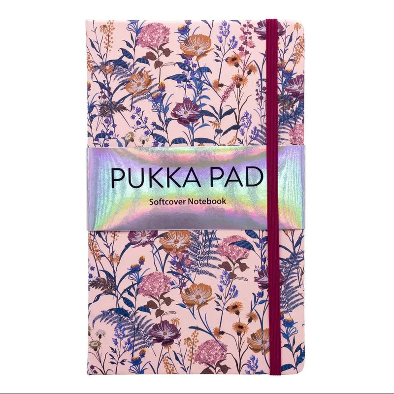 Bloom Softcover Notebook with Pocket, Sold & Priced Individually