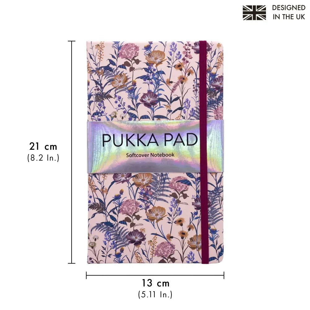 Bloom Softcover Notebook with Pocket, Sold & Priced Individually