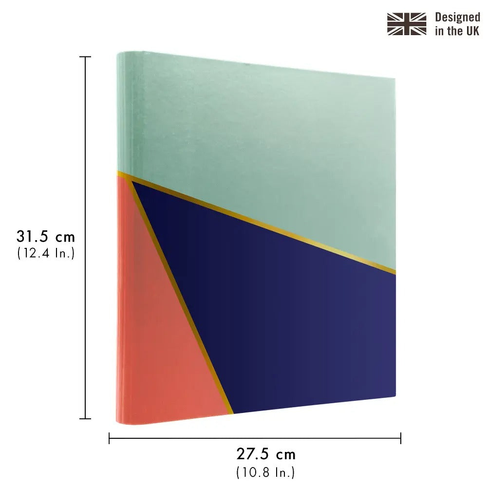 Carpe Diem Preloaded Rollbound Geometric Binder, Sold & Priced Individually
