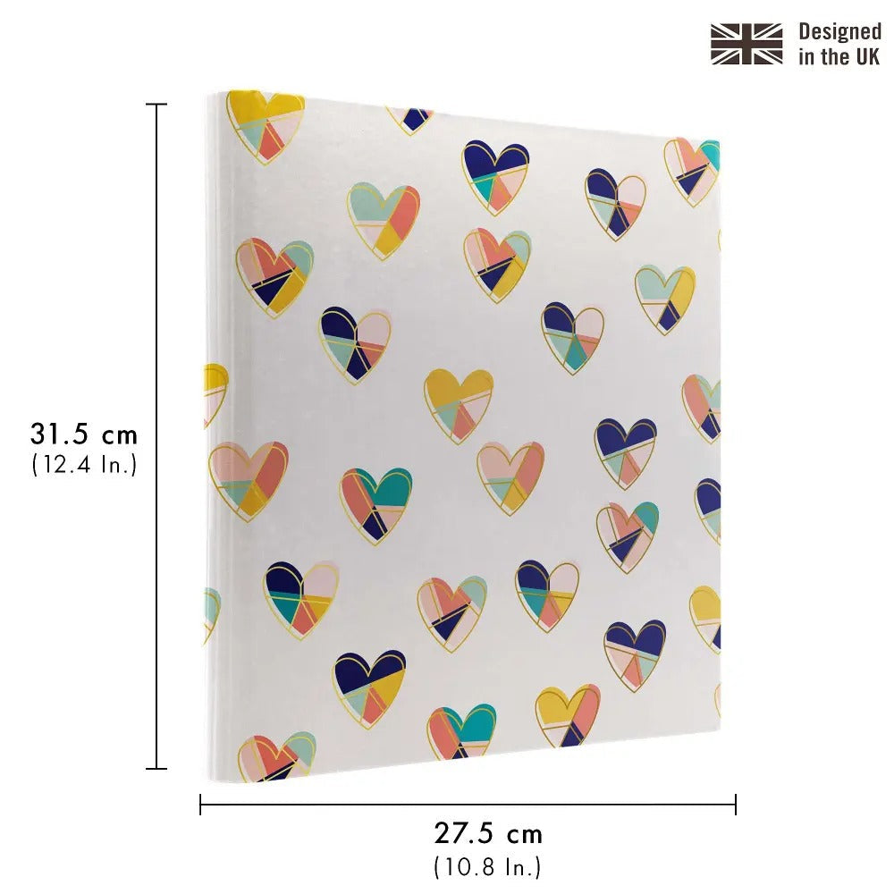 Carpe Diem Preloaded Rollbound Hearts Binder, Sold & Priced Individually