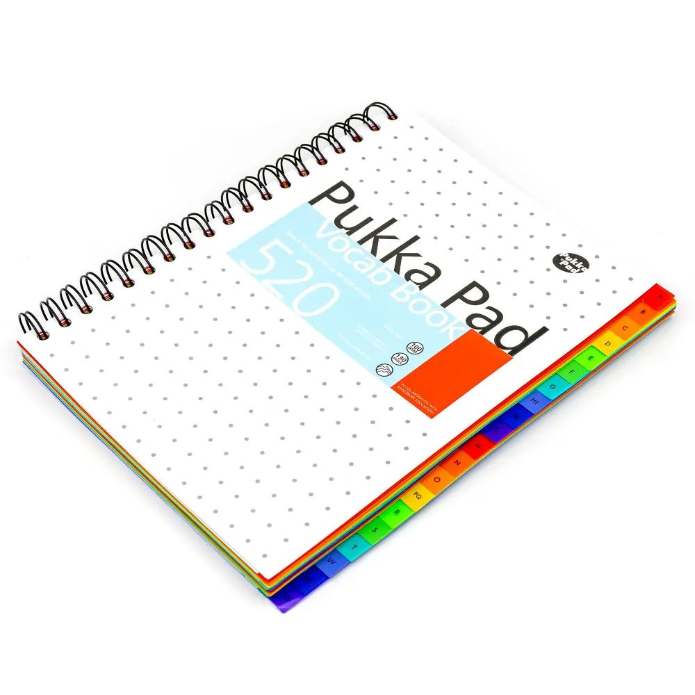 Pukka Basics B5 Vocab Book (Box 12), Sold & Priced Individually