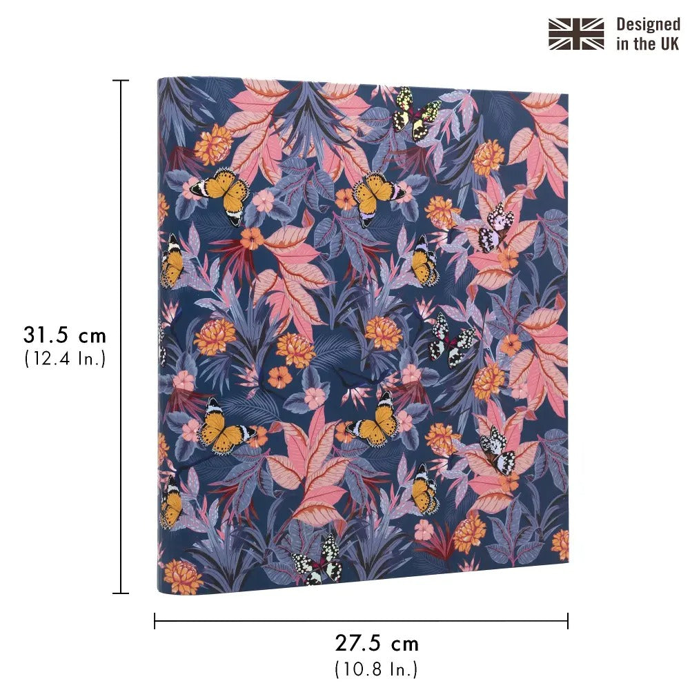 Pukka Bloom Rollbound Binder Preloaded - US 3-Ring - Blue, Sold & Priced Individually