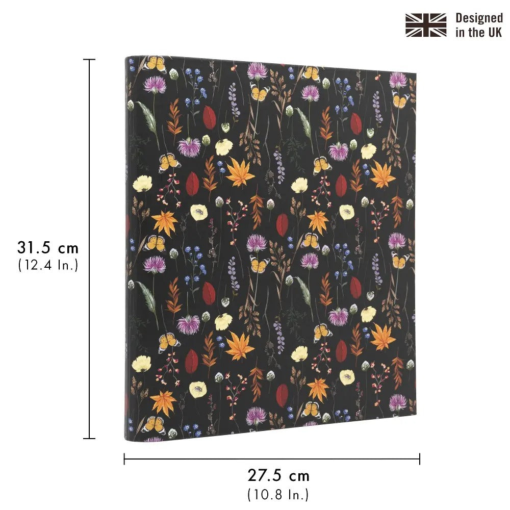Pukka Bloom Rollbound Binder Preloaded - US 3-Ring - Black, Sold & Priced Individually