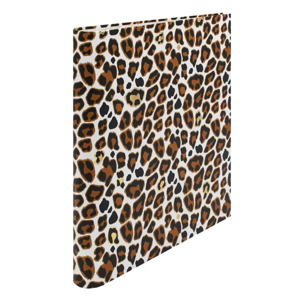 Pukka Wild Rollbound Binder Preloaded - US 3-Ring - Leopard, Sold & Priced Individually
