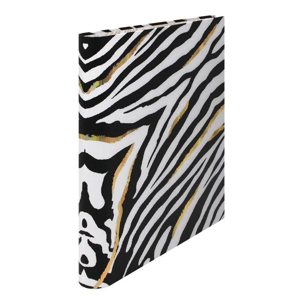 Pukka Wild Rollbound binder Preloaded - US 3-Ring - Zebra, Sold & Priced Individually