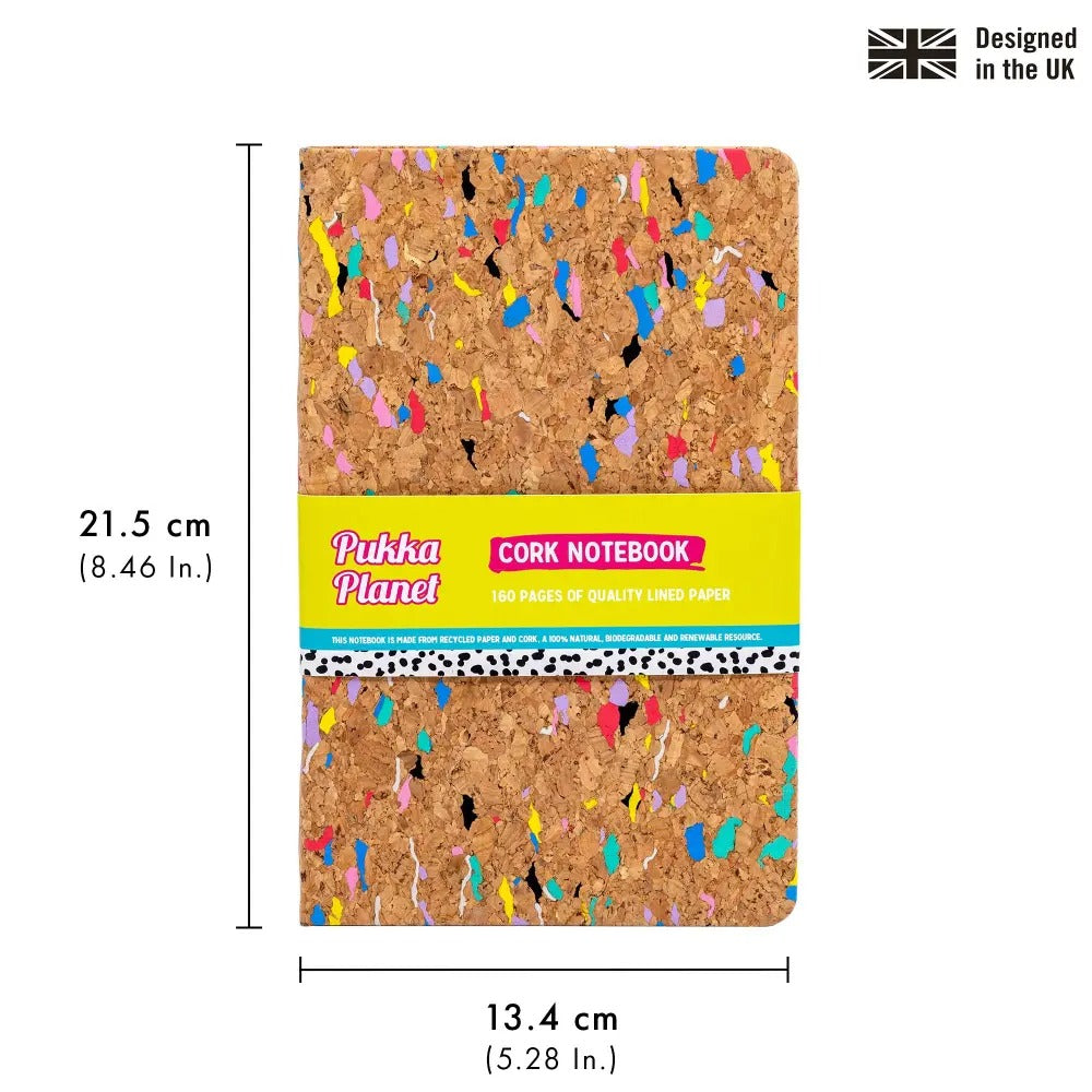 Pukka Planet Cork Notebook (Box 24), Sold & Priced Individually