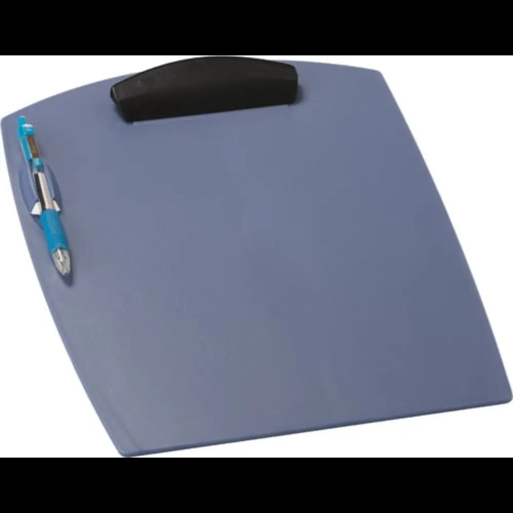 Storex Deluxe Clipboard, Pearl Blue, 12-Pack