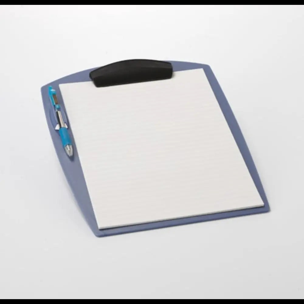 Storex Deluxe Clipboard, Pearl Blue, 12-Pack