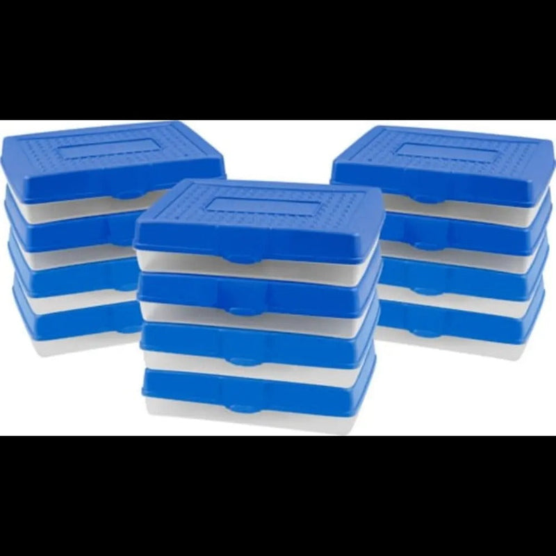 Storex Large Pencil Case, Blue, 12-Pack