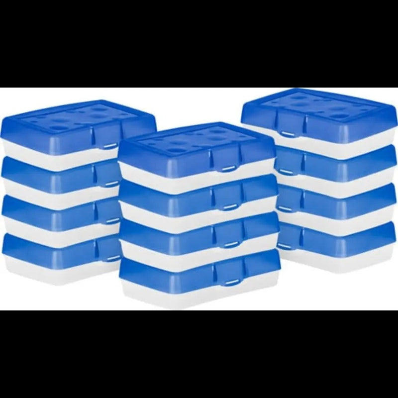 Storex Pencil Case, Blue, 12-Pack