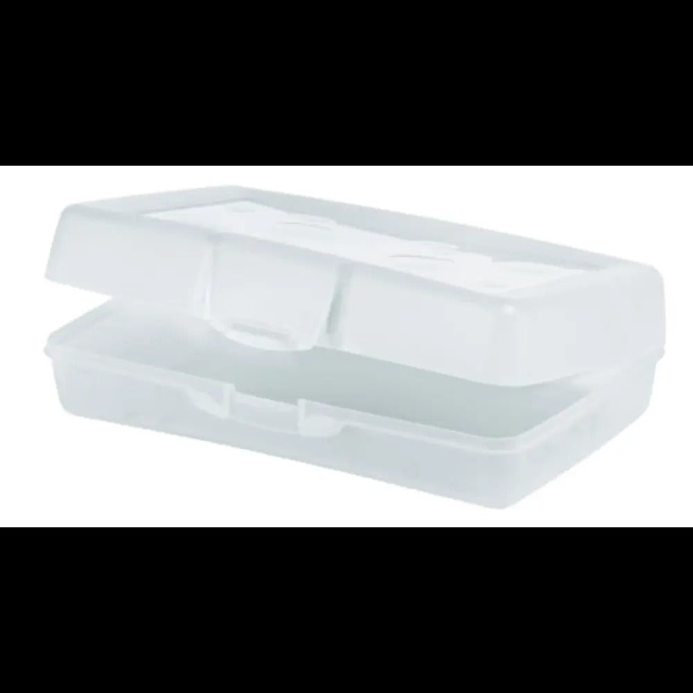 Storex Pencil Case, Clear, 12-Pack