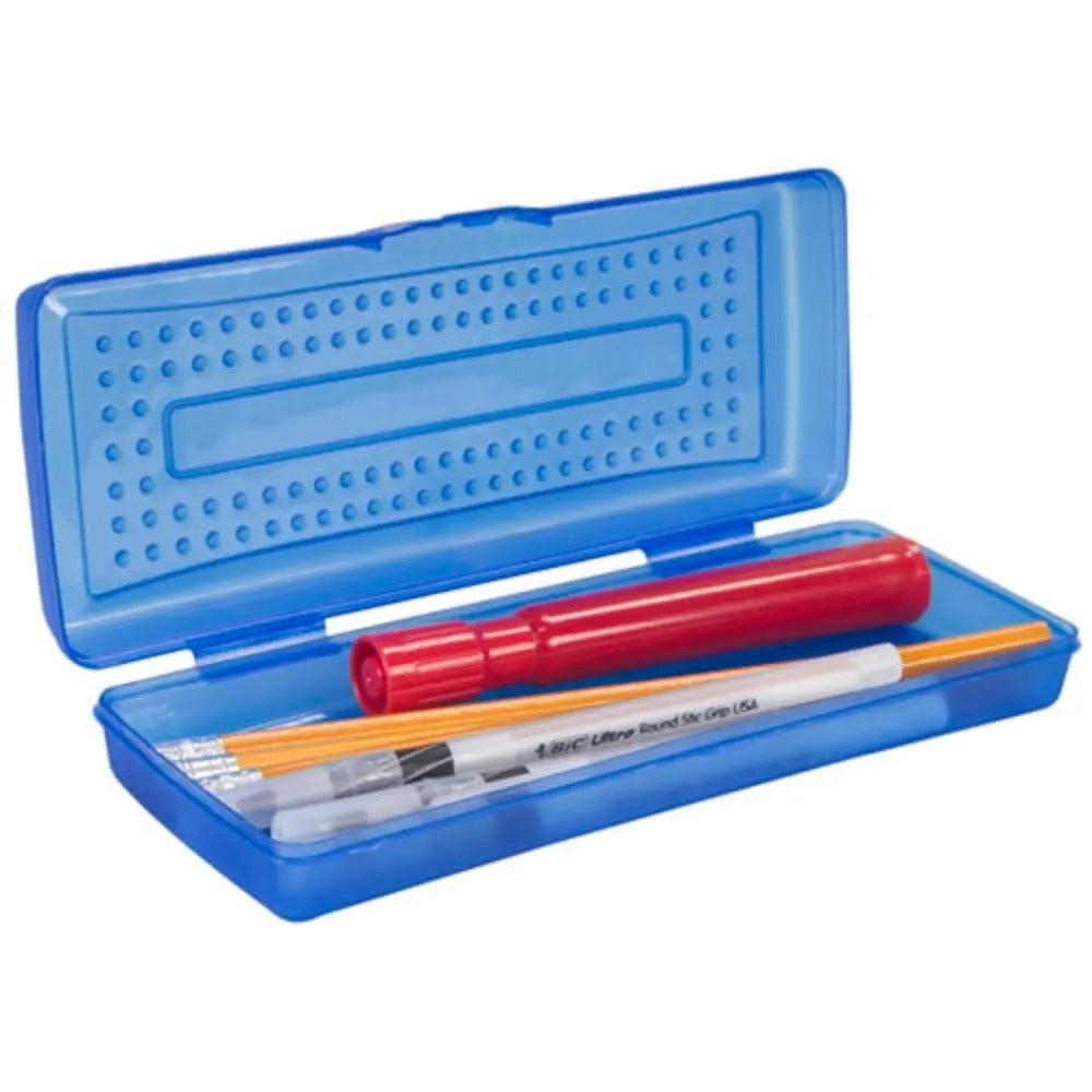 Storex Mini Pencil Case, Assorted Colors, 12-Pack