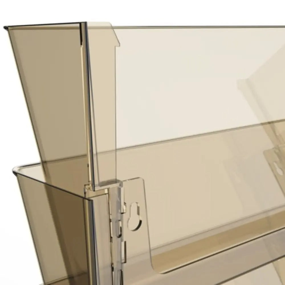 Storex Wall File, Legal Size, Smoke, 12-Pack