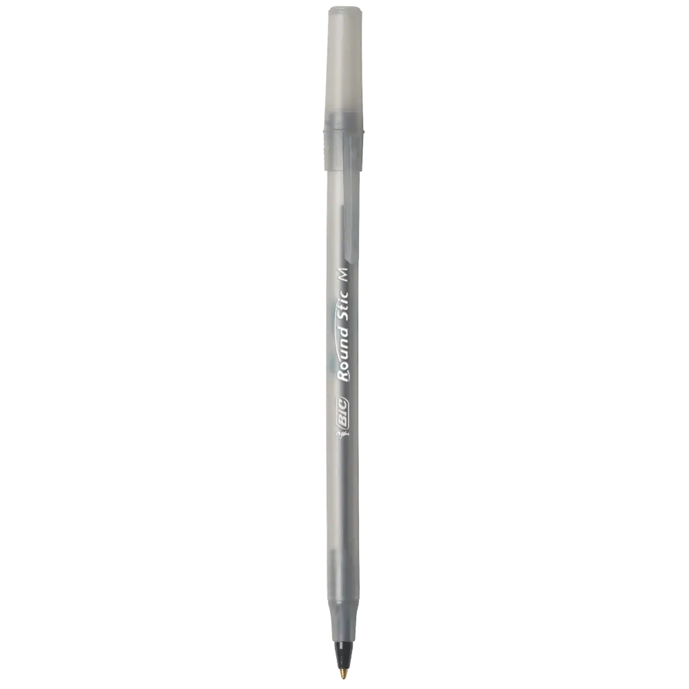BIC Round Stic Xtra Life Black Ballpoint Pens, Medium Point (1.0mm), 500-Count Pack of Bulk Pens, Flexible Round Barrel for Comfortable Writing, No. 1 Selling Ballpoint Pens